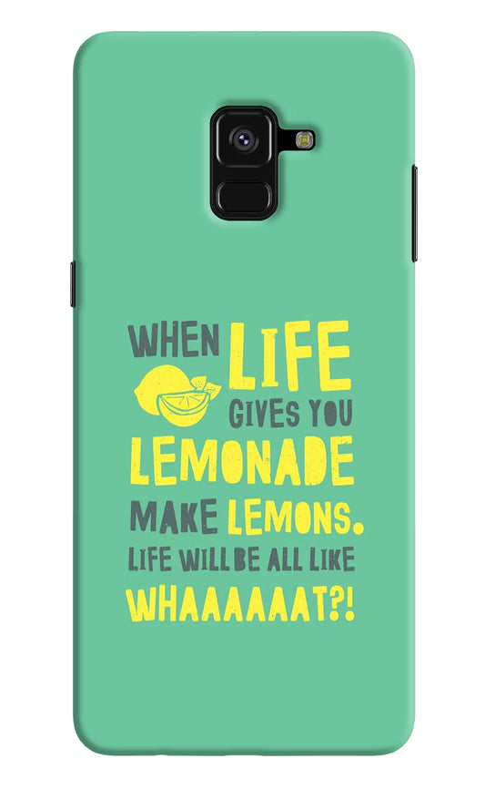 Quote Samsung A8 plus Hard Case Back Cover by Casekaro