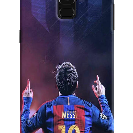 Messi Samsung A8 plus Hard Case Back Cover by Casekaro