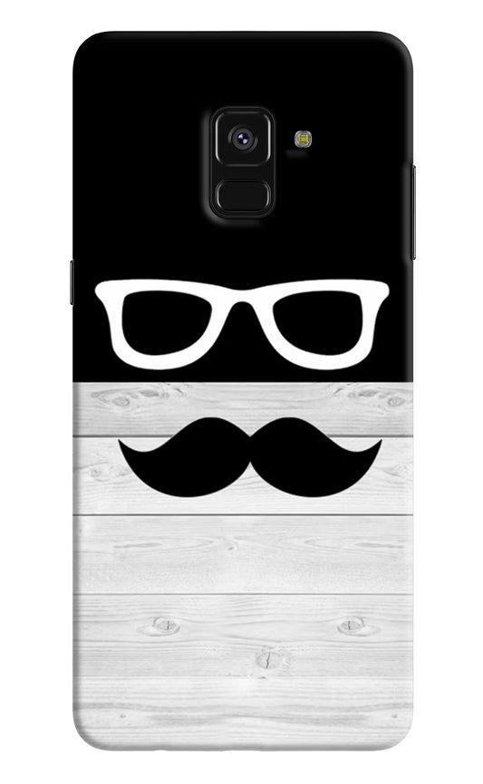 Mustache Samsung A8 plus Hard Case Back Cover by Casekaro