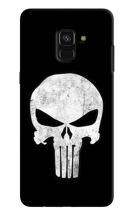 Punisher Skull Samsung A8 plus Hard Case Back Cover by Casekaro