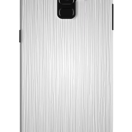Wooden Grey Texture Samsung A8 plus Hard Case Back Cover by Casekaro