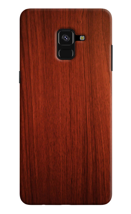 Wooden Plain Pattern Samsung A8 plus Hard Case Back Cover by Casekaro