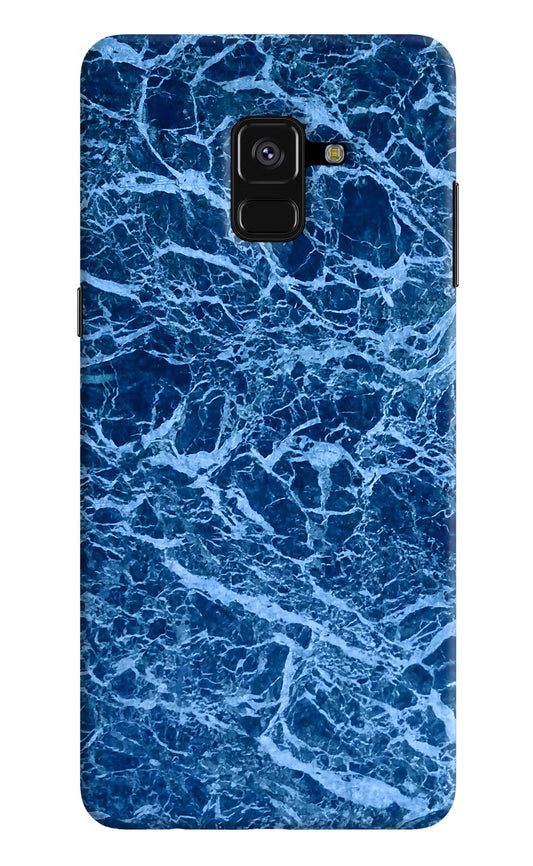 Blue Marble Samsung A8 plus Hard Case Back Cover by Casekaro