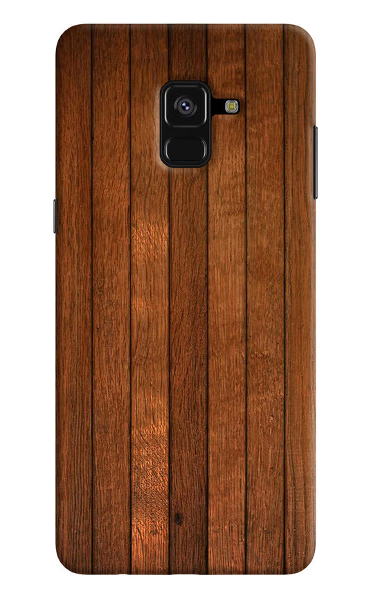 Wooden Artwork Bands Samsung A8 plus Hard Case Back Cover by Casekaro