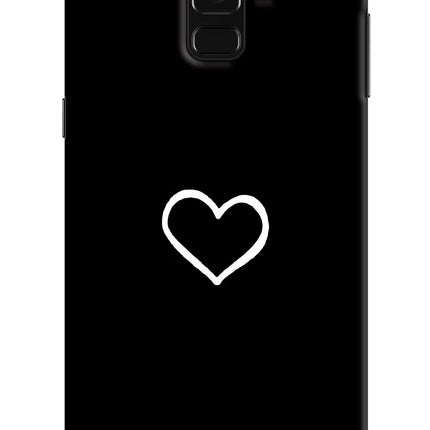Heart Samsung A8 plus Hard Case Back Cover by Casekaro