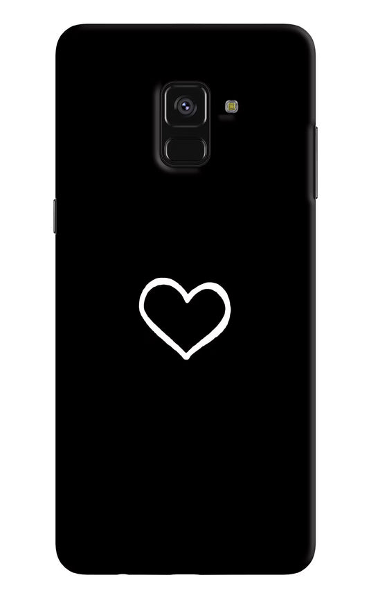 Heart Samsung A8 plus Hard Case Back Cover by Casekaro