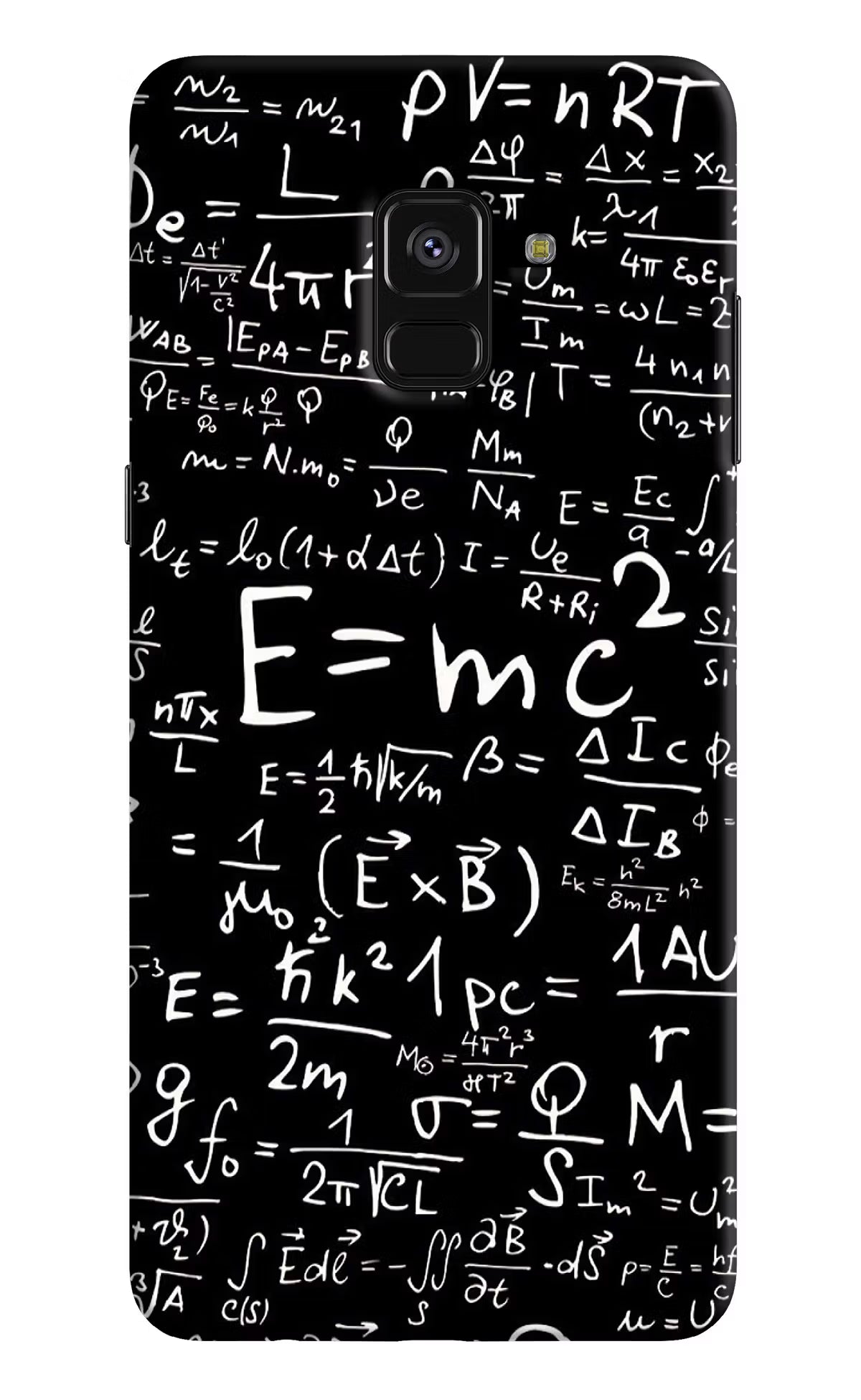 Physics Formula Samsung A8 plus Hard Case Back Cover by Casekaro