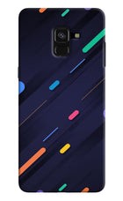 Abstract Design Samsung A8 plus Hard Case Back Cover by Casekaro
