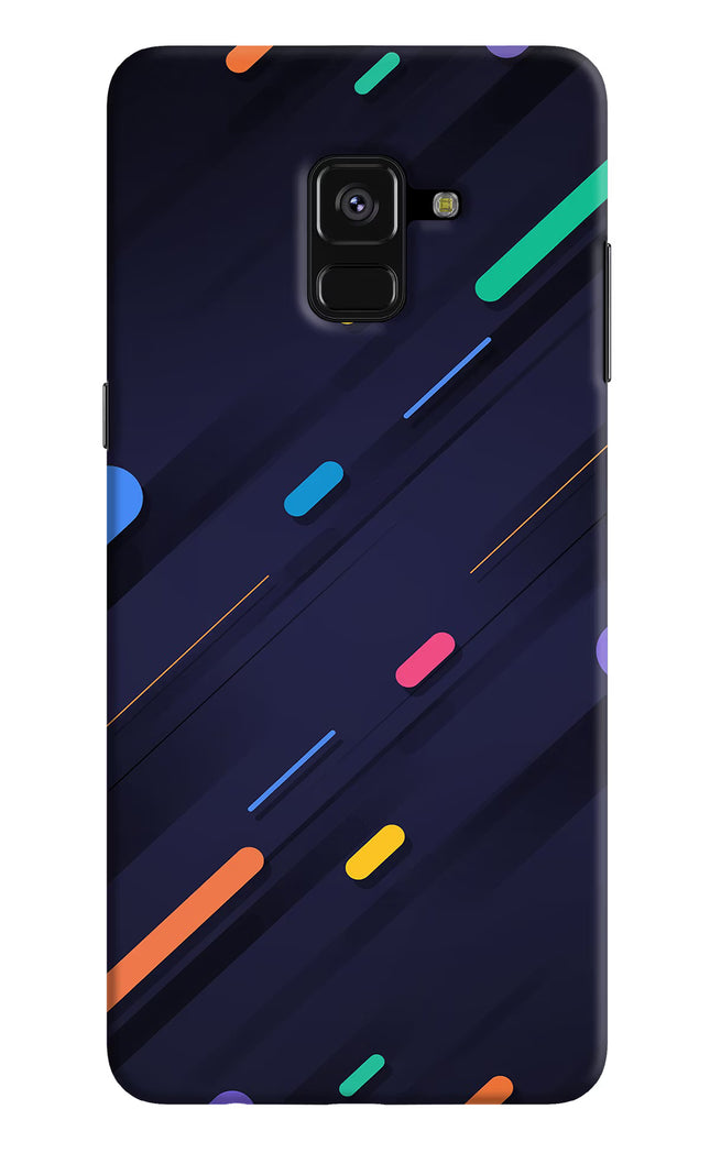 Abstract Design Samsung A8 plus Hard Case Back Cover by Casekaro