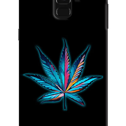 Weed Samsung A8 plus Hard Case Back Cover by Casekaro