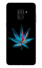 Weed Samsung A8 plus Hard Case Back Cover by Casekaro