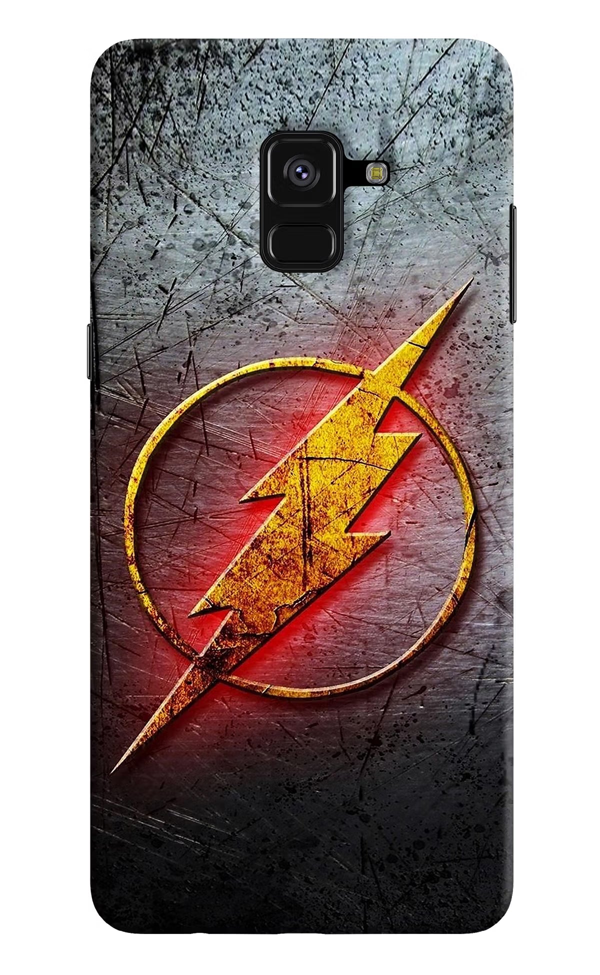 Flash Samsung A8 plus Hard Case Back Cover by Casekaro