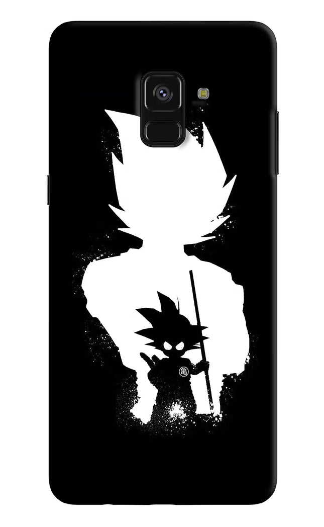 Goku Shadow Samsung A8 plus Hard Case Back Cover by Casekaro