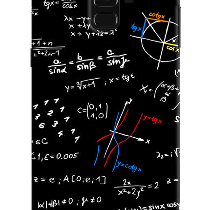 Mathematics Formula Samsung A8 plus Hard Case Back Cover by Casekaro