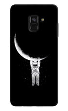 Moon Space Samsung A8 plus Hard Case Back Cover by Casekaro
