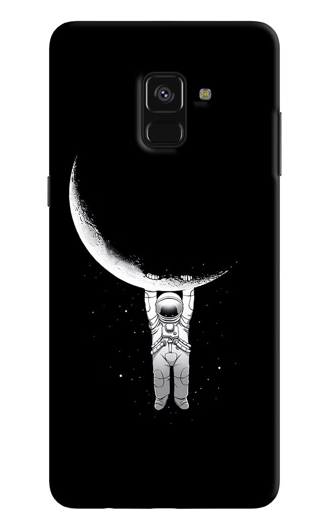 Moon Space Samsung A8 plus Hard Case Back Cover by Casekaro