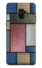 Multicolor Jeans Samsung A8 plus Hard Case Back Cover by Casekaro