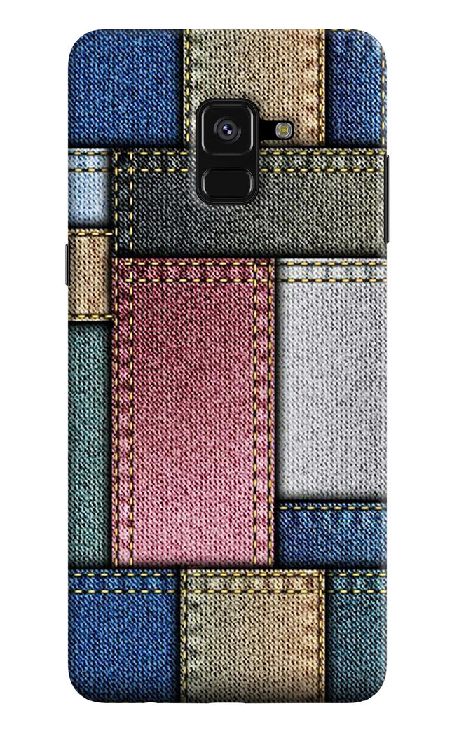 Multicolor Jeans Samsung A8 plus Hard Case Back Cover by Casekaro