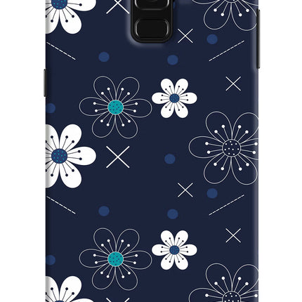 Flowers Samsung A8 plus Hard Case Back Cover by Casekaro