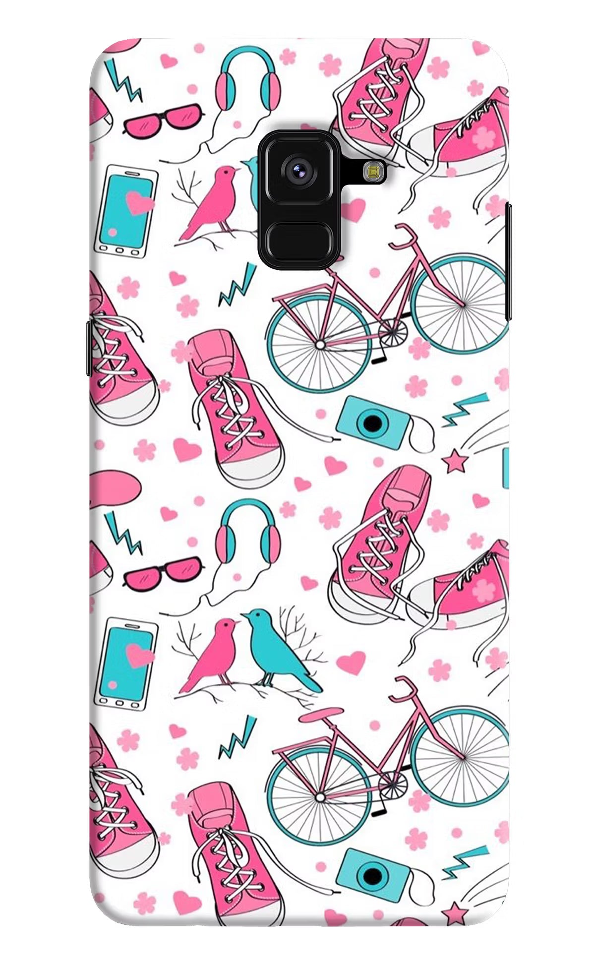 Artwork Samsung A8 plus Hard Case Back Cover by Casekaro