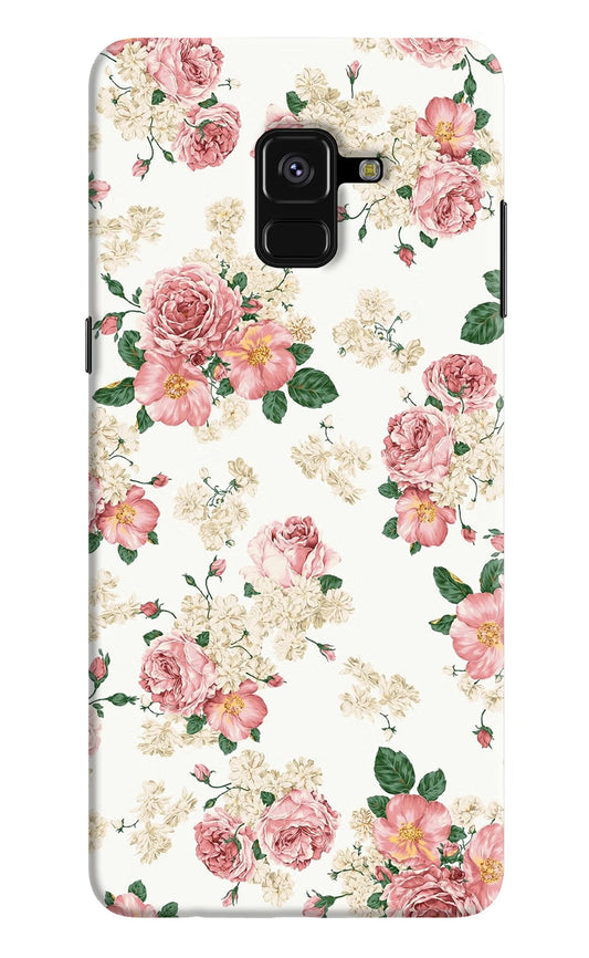 Flowers Samsung A8 plus Hard Case Back Cover by Casekaro