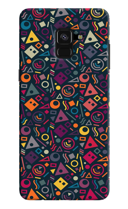 Geometric Abstract Samsung A8 plus Hard Case Back Cover by Casekaro