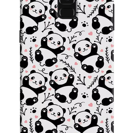Cute Panda Samsung A8 plus Hard Case Back Cover by Casekaro