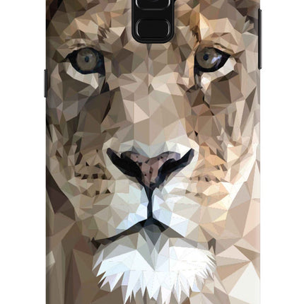 Lion Art Samsung A8 plus Hard Case Back Cover by Casekaro
