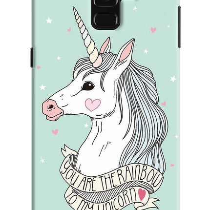 Unicorn Wallpaper Samsung A8 plus Hard Case Back Cover by Casekaro