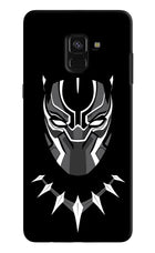 Black Panther Samsung A8 plus Hard Case Back Cover by Casekaro