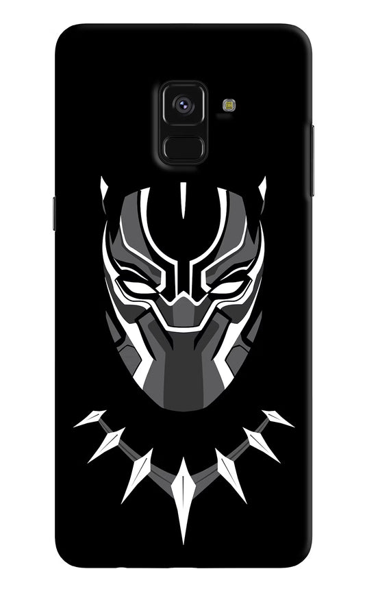 Black Panther Samsung A8 plus Hard Case Back Cover by Casekaro