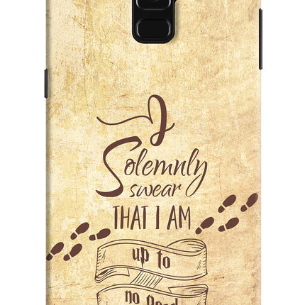 I Solemnly swear that i up to no good Samsung A8 plus Hard Case Back Cover by Casekaro