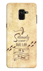 I Solemnly swear that i up to no good Samsung A8 plus Hard Case Back Cover by Casekaro