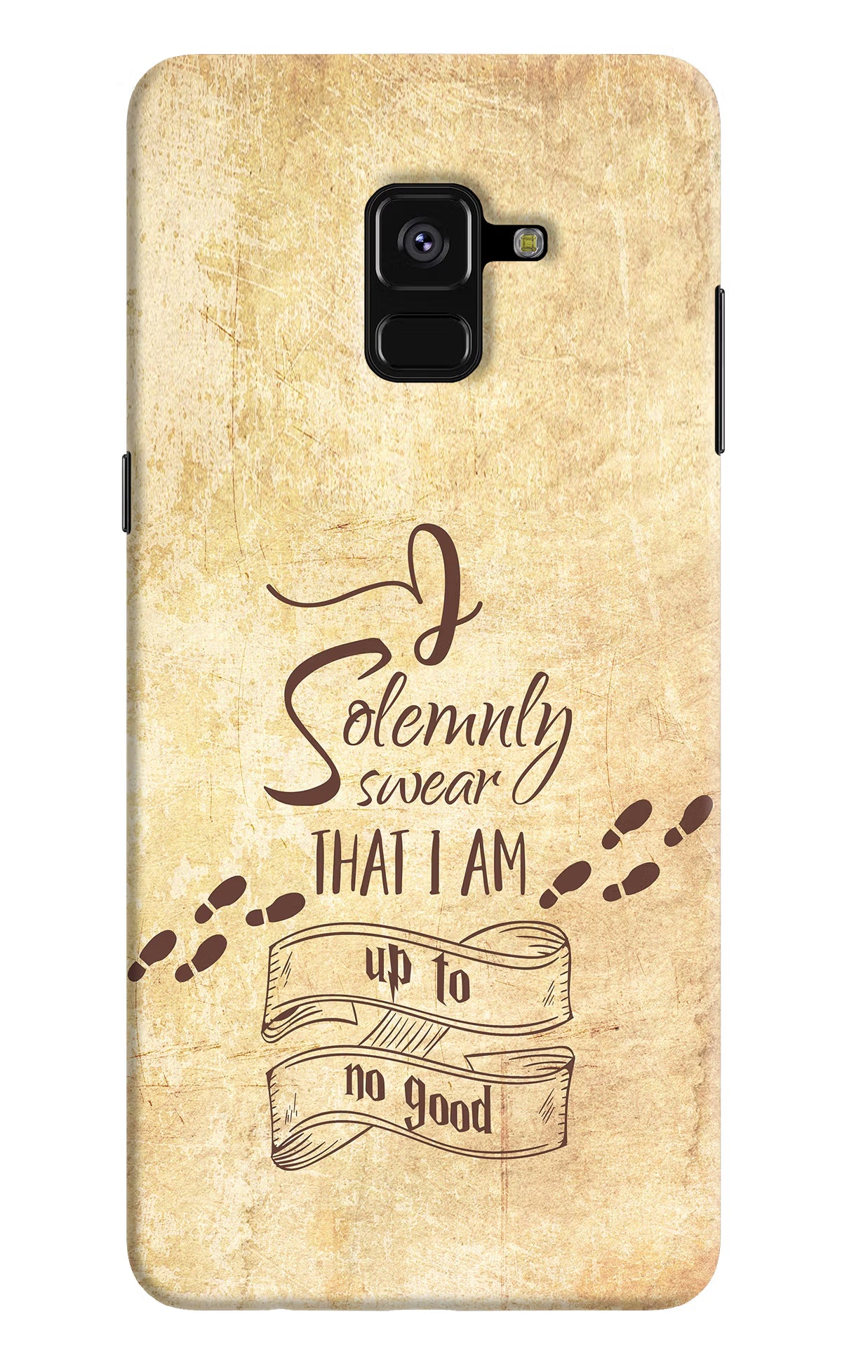 I Solemnly swear that i up to no good Samsung A8 plus Hard Case Back Cover by Casekaro