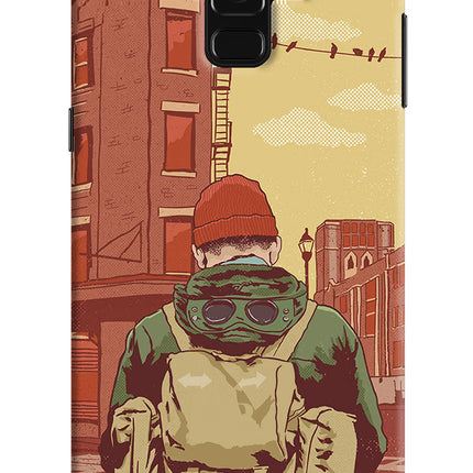 Adventurous Samsung A8 plus Hard Case Back Cover by Casekaro