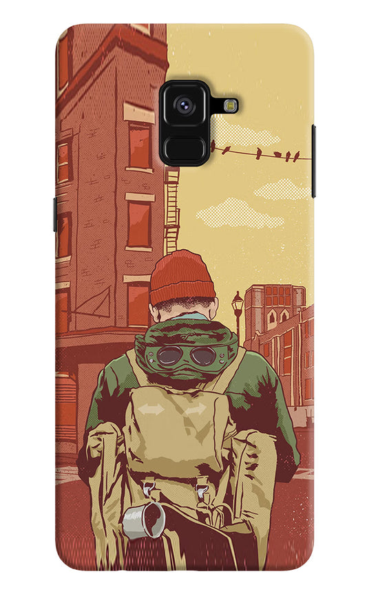 Adventurous Samsung A8 plus Hard Case Back Cover by Casekaro