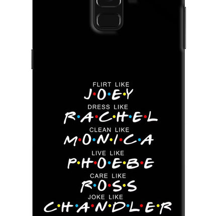 FRIENDS Character Samsung A8 plus Hard Case Back Cover by Casekaro