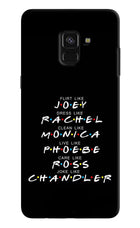 FRIENDS Character Samsung A8 plus Hard Case Back Cover by Casekaro