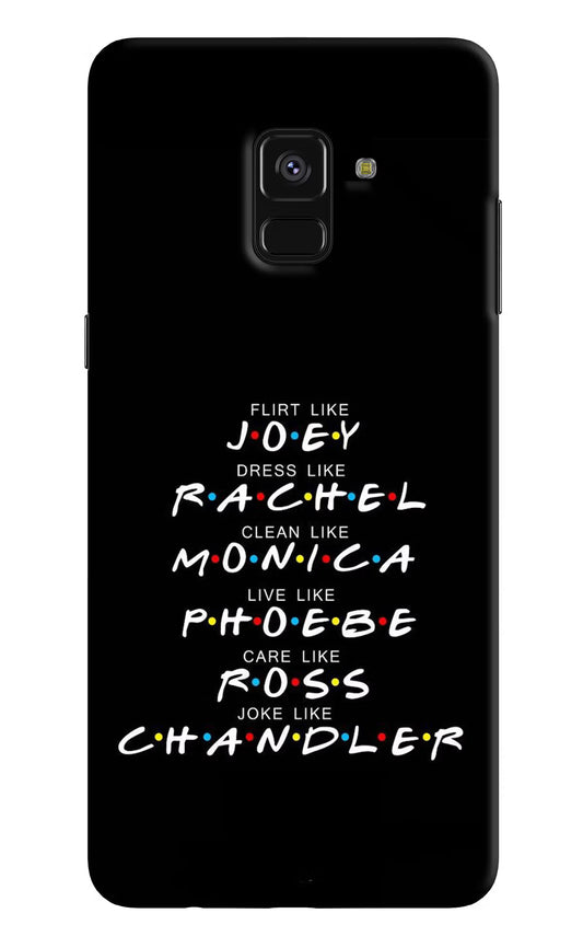 FRIENDS Character Samsung A8 plus Hard Case Back Cover by Casekaro