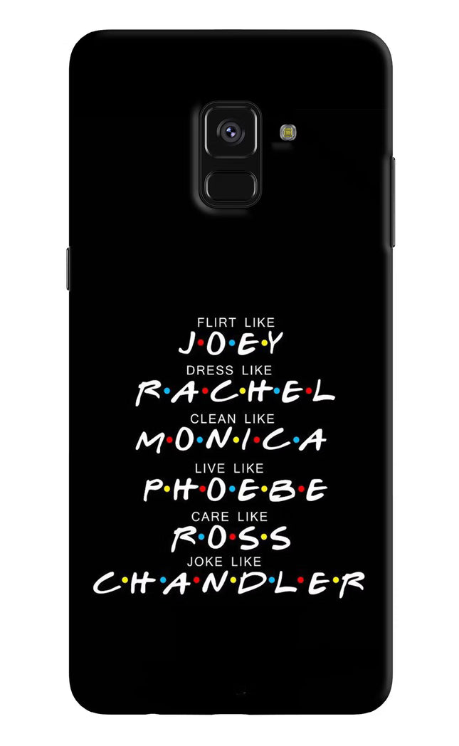 FRIENDS Character Samsung A8 plus Hard Case Back Cover by Casekaro