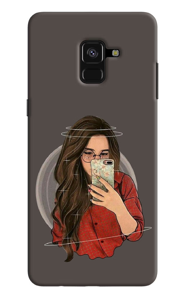 Selfie Queen Samsung A8 plus Hard Case Back Cover by Casekaro