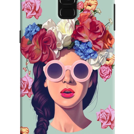 Pretty Girl Samsung A8 plus Hard Case Back Cover by Casekaro