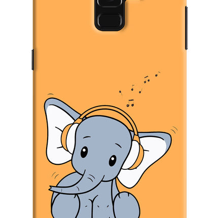 High On Music Samsung A8 plus Hard Case Back Cover by Casekaro
