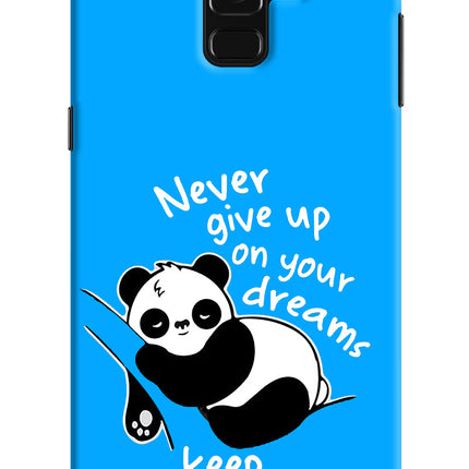 Keep Sleeping Samsung A8 plus Hard Case Back Cover by Casekaro