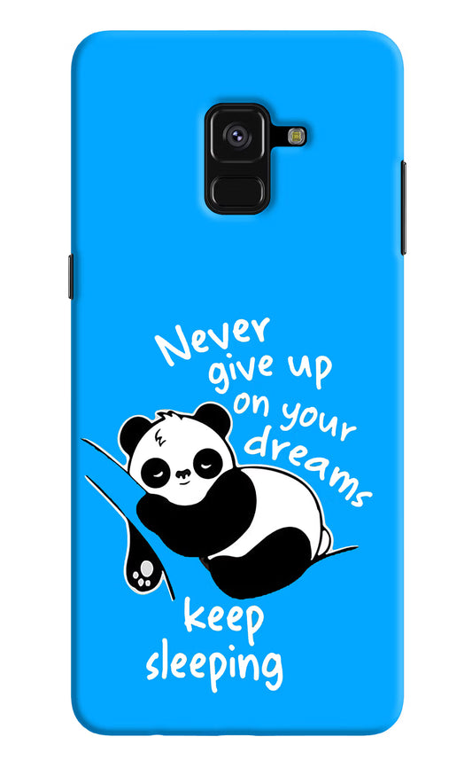 Keep Sleeping Samsung A8 plus Hard Case Back Cover by Casekaro