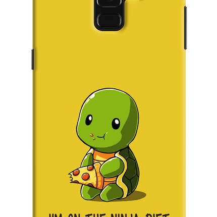 I'm on Ninja Diet Samsung A8 plus Hard Case Back Cover by Casekaro