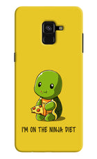 I'm on Ninja Diet Samsung A8 plus Hard Case Back Cover by Casekaro