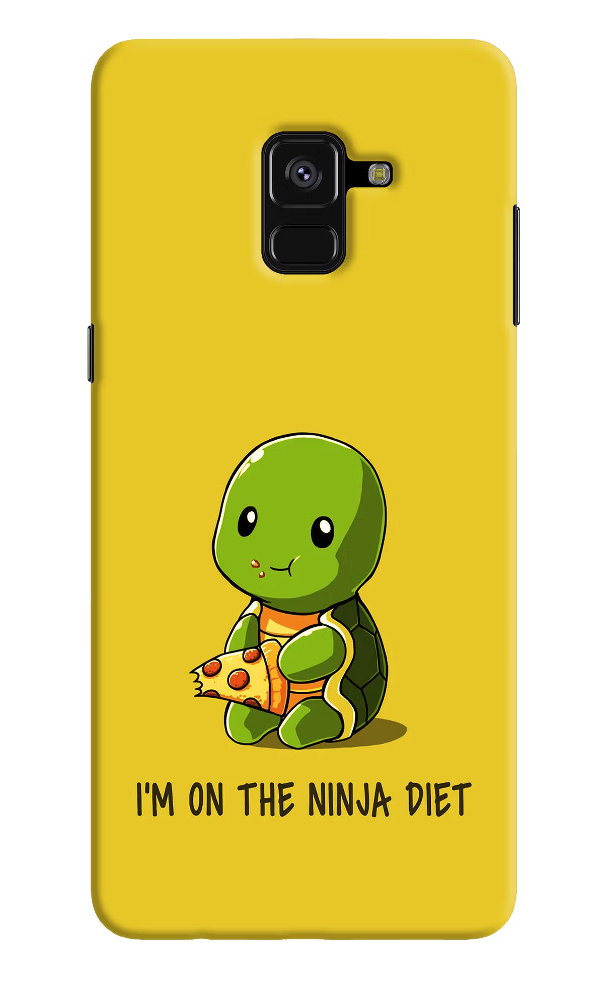 I'm on Ninja Diet Samsung A8 plus Hard Case Back Cover by Casekaro