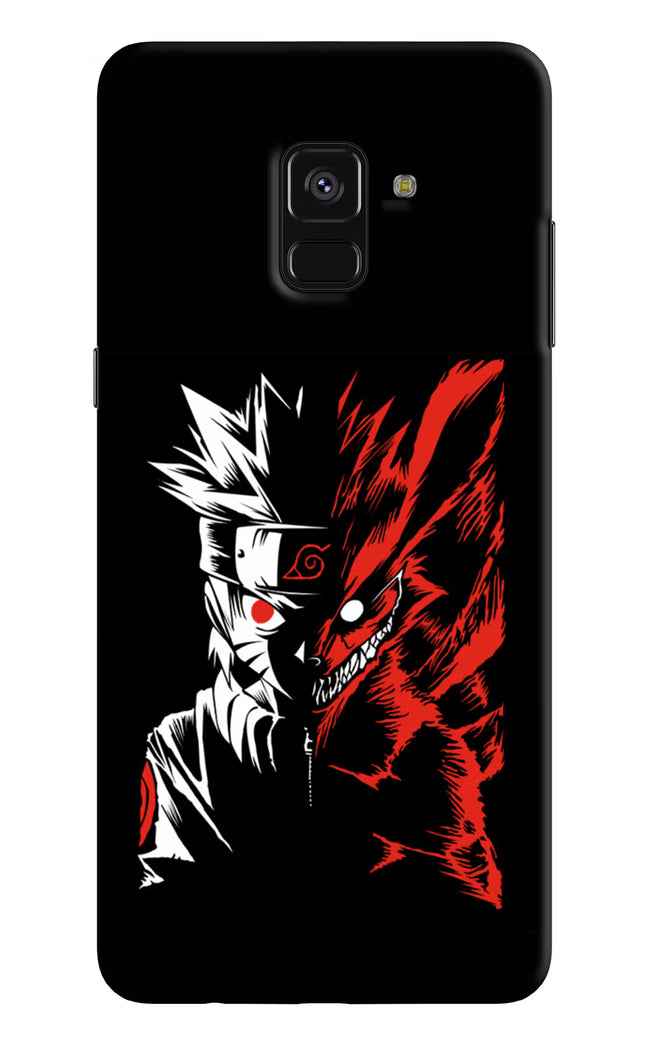 Naruto Two Face Samsung A8 plus Hard Case Back Cover by Casekaro