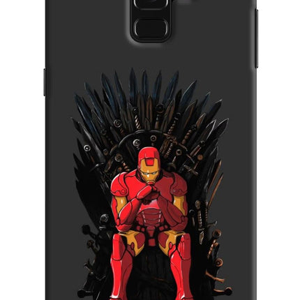 Ironman Throne Samsung A8 plus Hard Case Back Cover by Casekaro